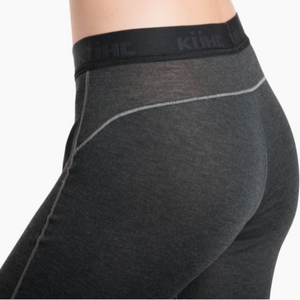  Kuhl Women's Akkomplice Dark gray leggings with a visible brand logo on a white background | ScoutTech Outfitters