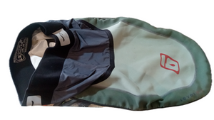 Level Six Neo-Expedition Kayak Touring Spray Skirts Size L/XL in Dark Green with Light Green and Grey Tunnel | ScoutTech Outfitters