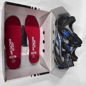 Louis Garneau Unisex Revo XR Road Cycling Shoes Showing Ergo Air Red Hot Stuff Insoles Side View with Box | ScoutTech Outfitters