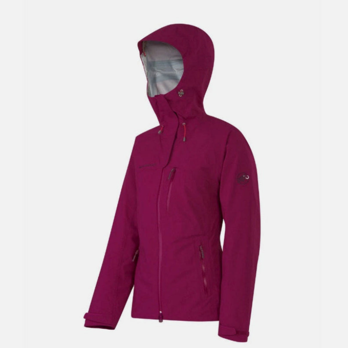 Mammut Women's Makai Rain Jackets in Radiance Pink | ScoutTech Outfitters Mississauga Store