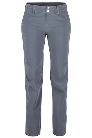 Marmot Women's Kodachrome Hiking Pants in Dark Steel Front View | ScoutTech Store