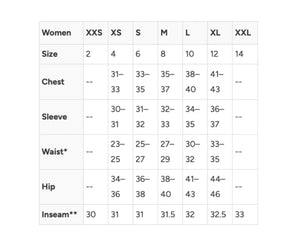 Marmot Women's Cassidy Button Up Short Sleeve Shirt in Red Sizing Chart | ScoutTech Outfitters