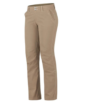 Marmot Women's Kodachrome Hiking Pants in Desert Khaki Front View | ScoutTech Outfitters