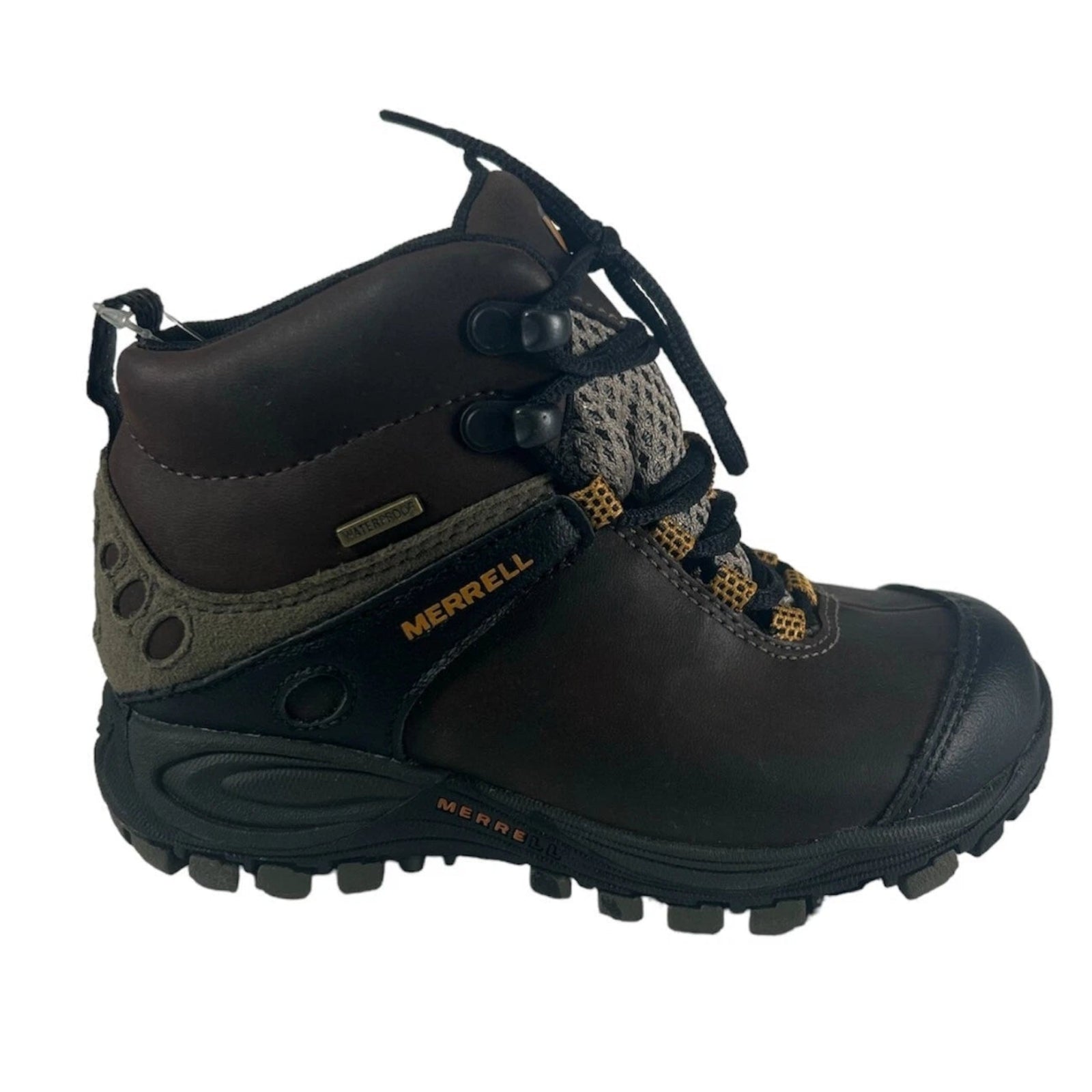 Merrell Chameleon LTR Mid Little Kids Waterproof Hiking Boots | ScoutTech Outfitters