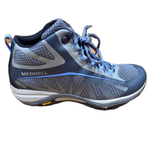 Merrell Women's Sirens Edge Mid Waterproof Hiking Boots Blue | ScoutTech Outfitters Mississauga