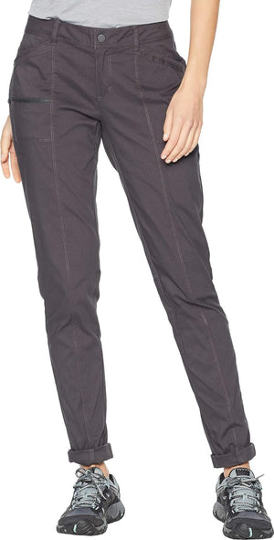 Mountain Hardwear Women's AP Skinny Pants in Grey on Model Front Alt View | ScoutTech Outfitters Mississauga Store