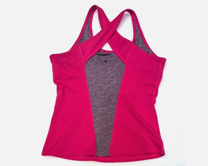 Mountain Hardwear Women's Mighty Activa Performance Tank Tops Pink Back | ScoutTech Outfitters
