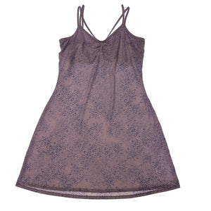 Mountain Hardwear Women's Afra Travel Dress in Purple Floral Print | ScoutTech Outfitters