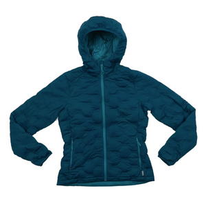 Mountain Hardwear Women's StretchDown DS Insulated Down Puffer Jackets in Blue Front Side | ScoutTech Outfitters Mississauga Store