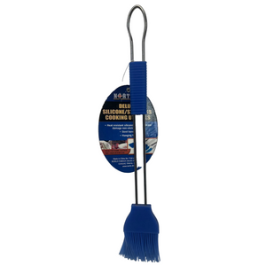 North 49 Deluxe Silicone and Stainless Steel Basting Brush Full View | ScoutTech