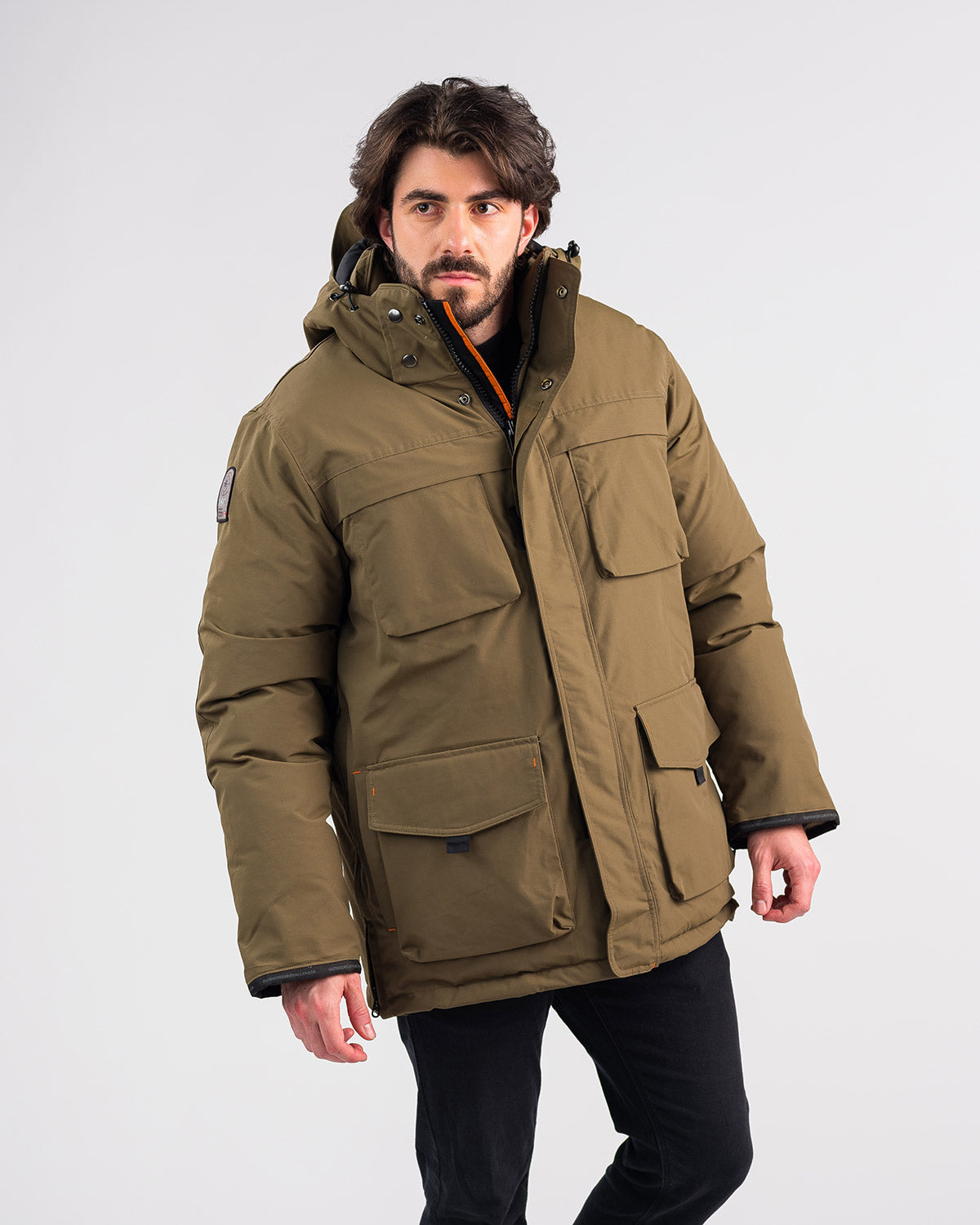 Outdoor Survival Canada OSC Men's Akiak  -40 Fur Free Down Parka - ScoutTech