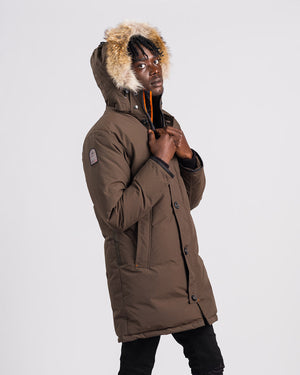 Outdoor Survival Canada OSC Men's Nevluk -20C Urban Coyote Down Parka