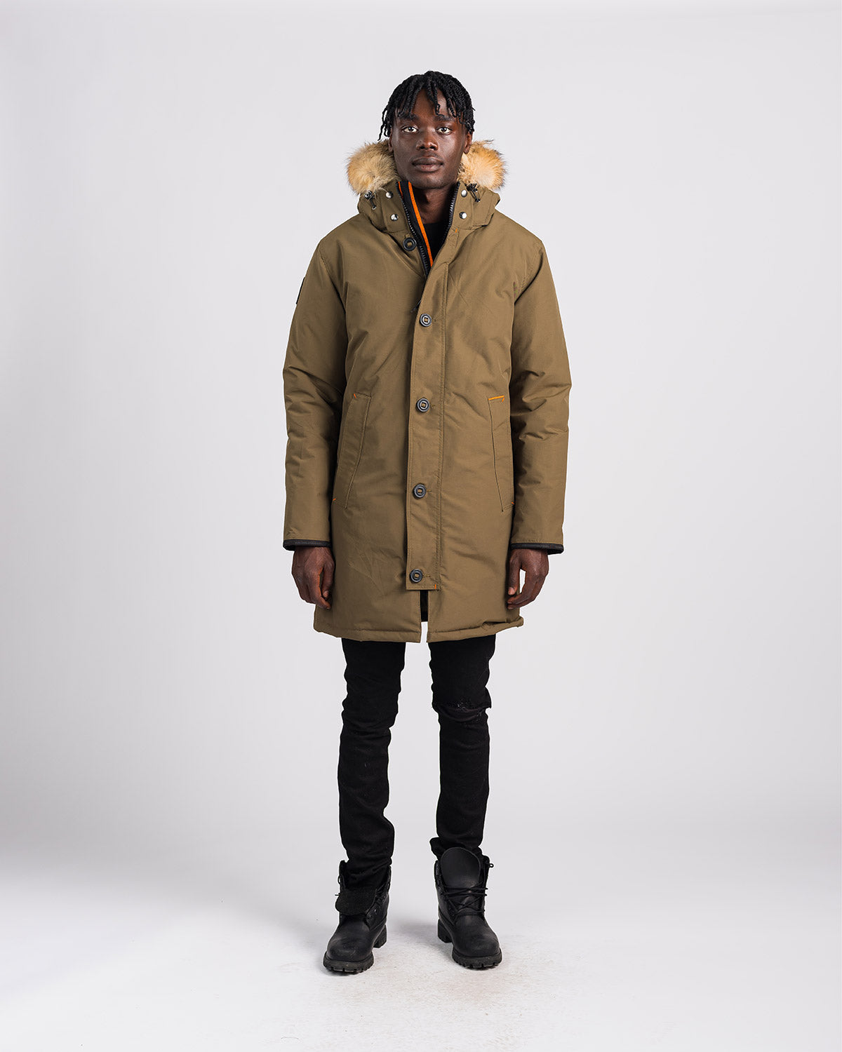 Outdoor Survival Canada OSC Men's Nevluk -20C Urban Coyote Down Parka - ScoutTech