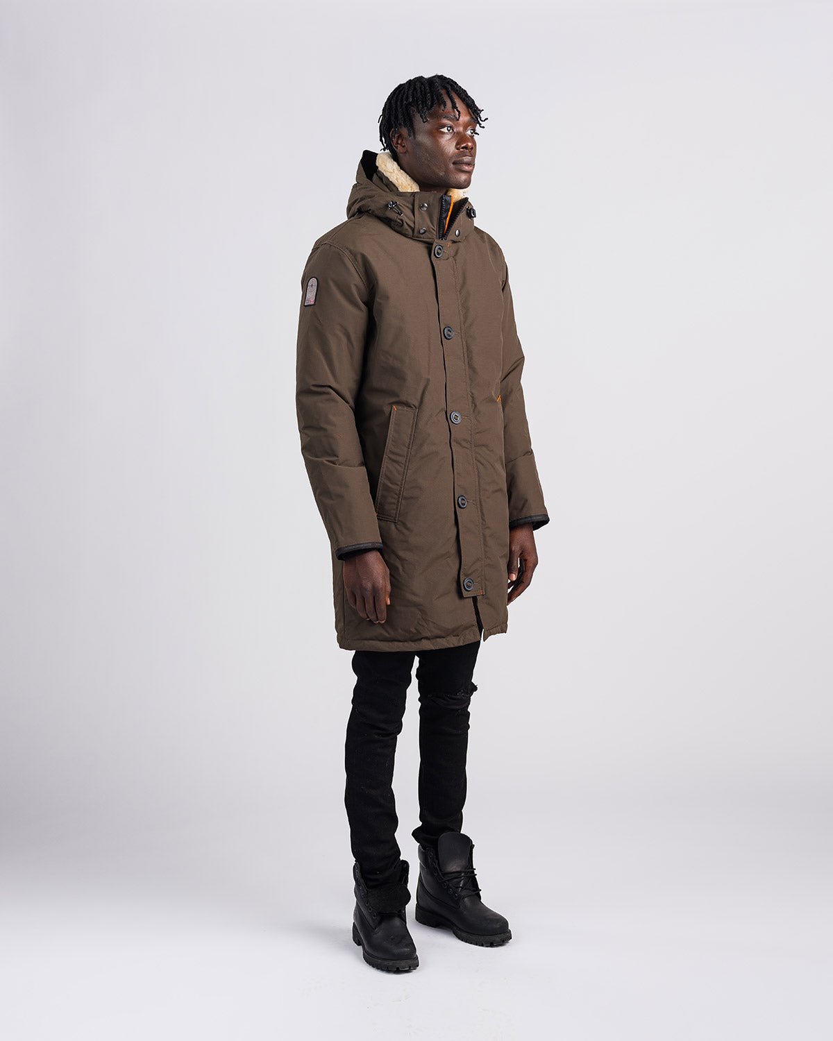 Outdoor Survival Canada OSC Men's Nevluk -20C Urban Shearling Down Parka - ScoutTech