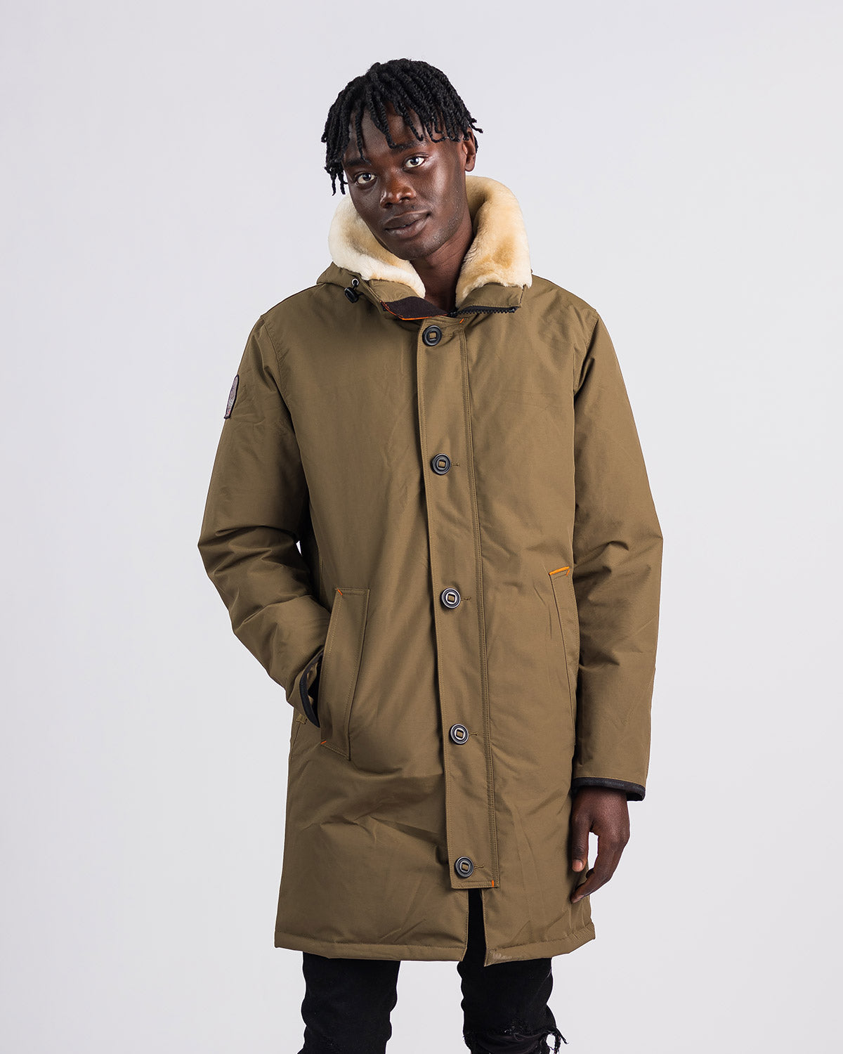 Outdoor Survival Canada OSC Men's Nevluk -20C Urban Shearling Down Parka - ScoutTech