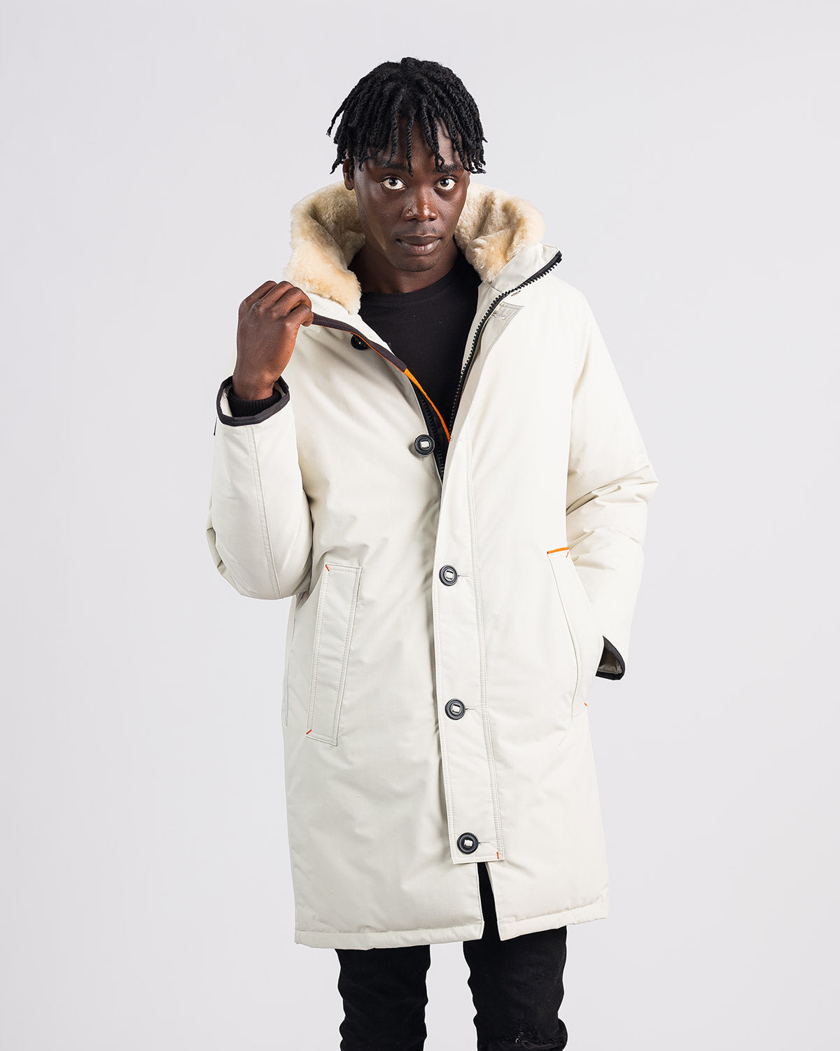 Outdoor Survival Canada OSC Men's Nevluk -20C Urban Shearling Down Parka - ScoutTech