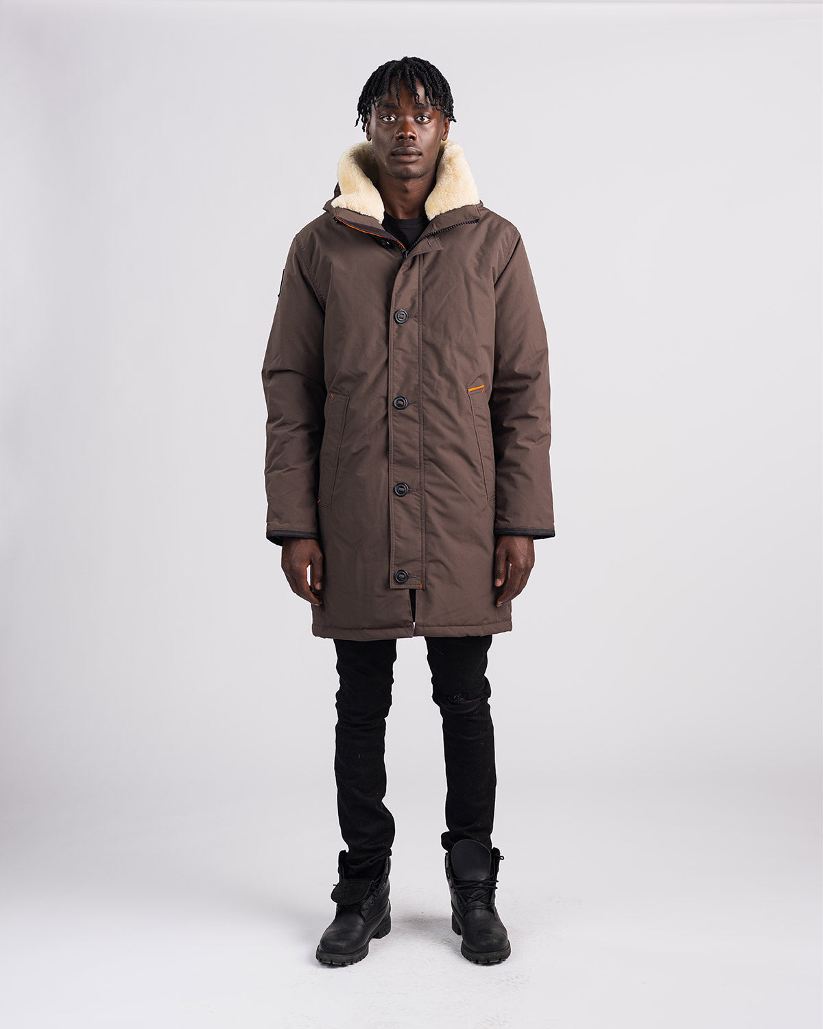 Outdoor Survival Canada OSC Men's Nevluk -20C Urban Shearling Down Parka - ScoutTech