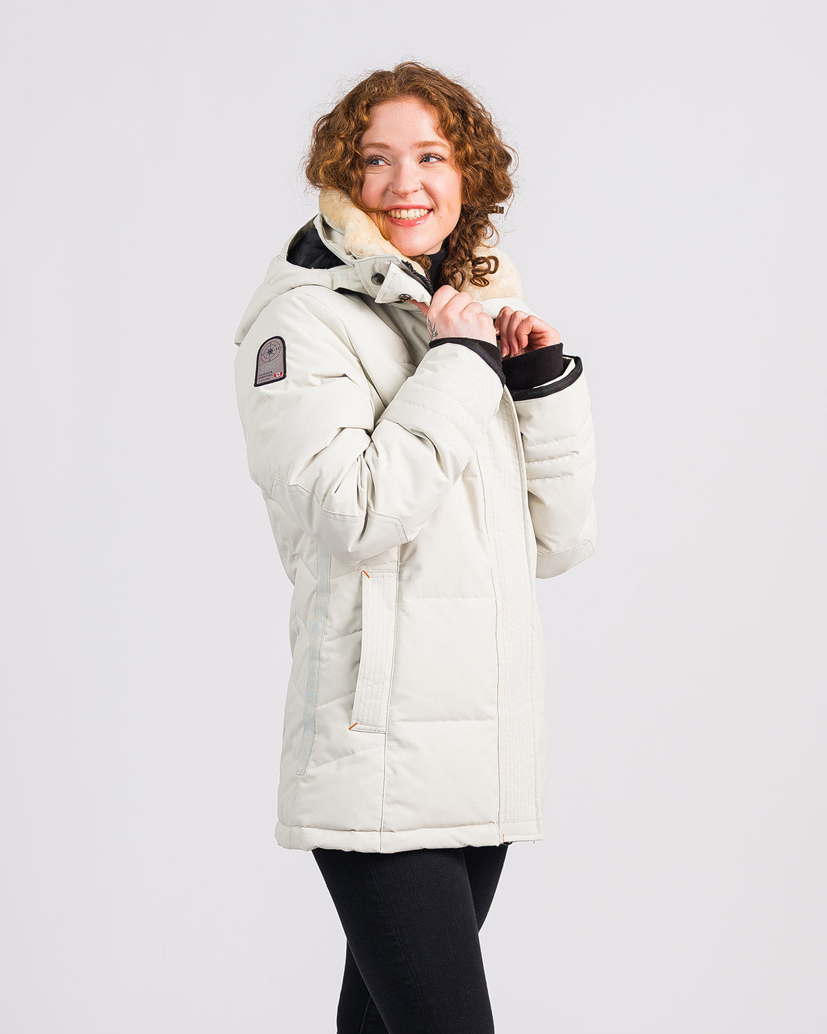 Outdoor Survival Canada Women's Nukka -20°C Urban Shearling Down Parka - ScoutTech