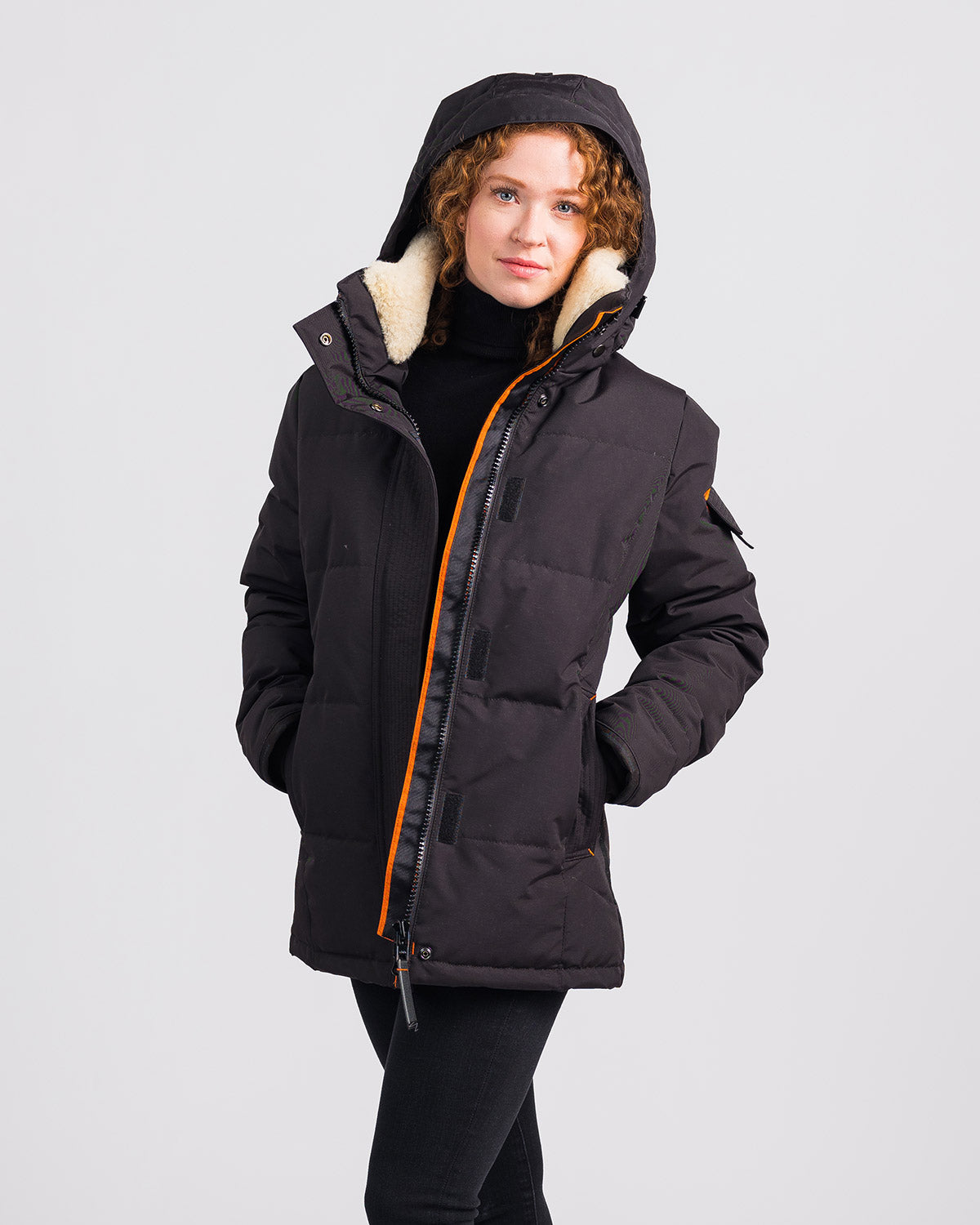 Outdoor Survival Canada Women's Nukka -20°C Urban Shearling Down Parka - ScoutTech