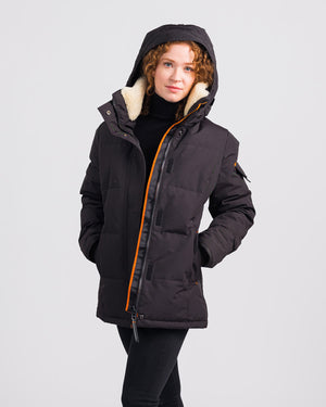 Outdoor Survival Canada Women's Nukka -20°C Urban Shearling Down Parka