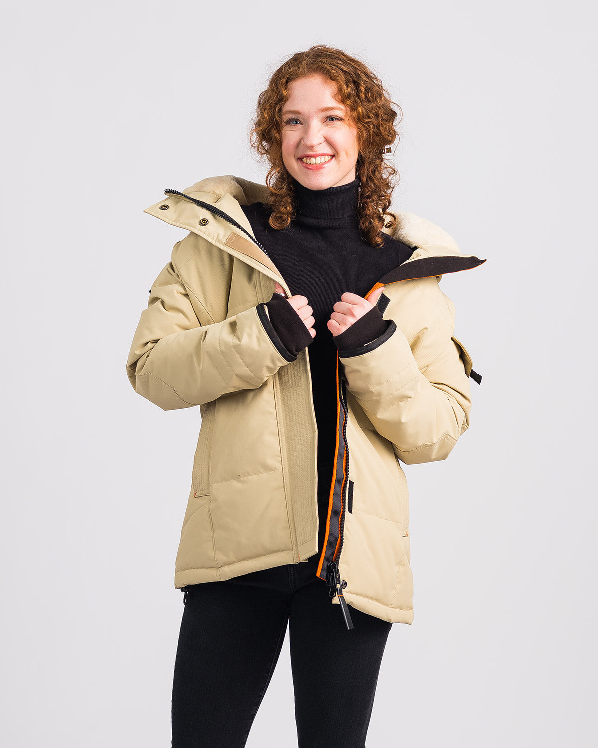 Outdoor Survival Canada Women's Nukka -20°C Urban Shearling Down Parka - ScoutTech