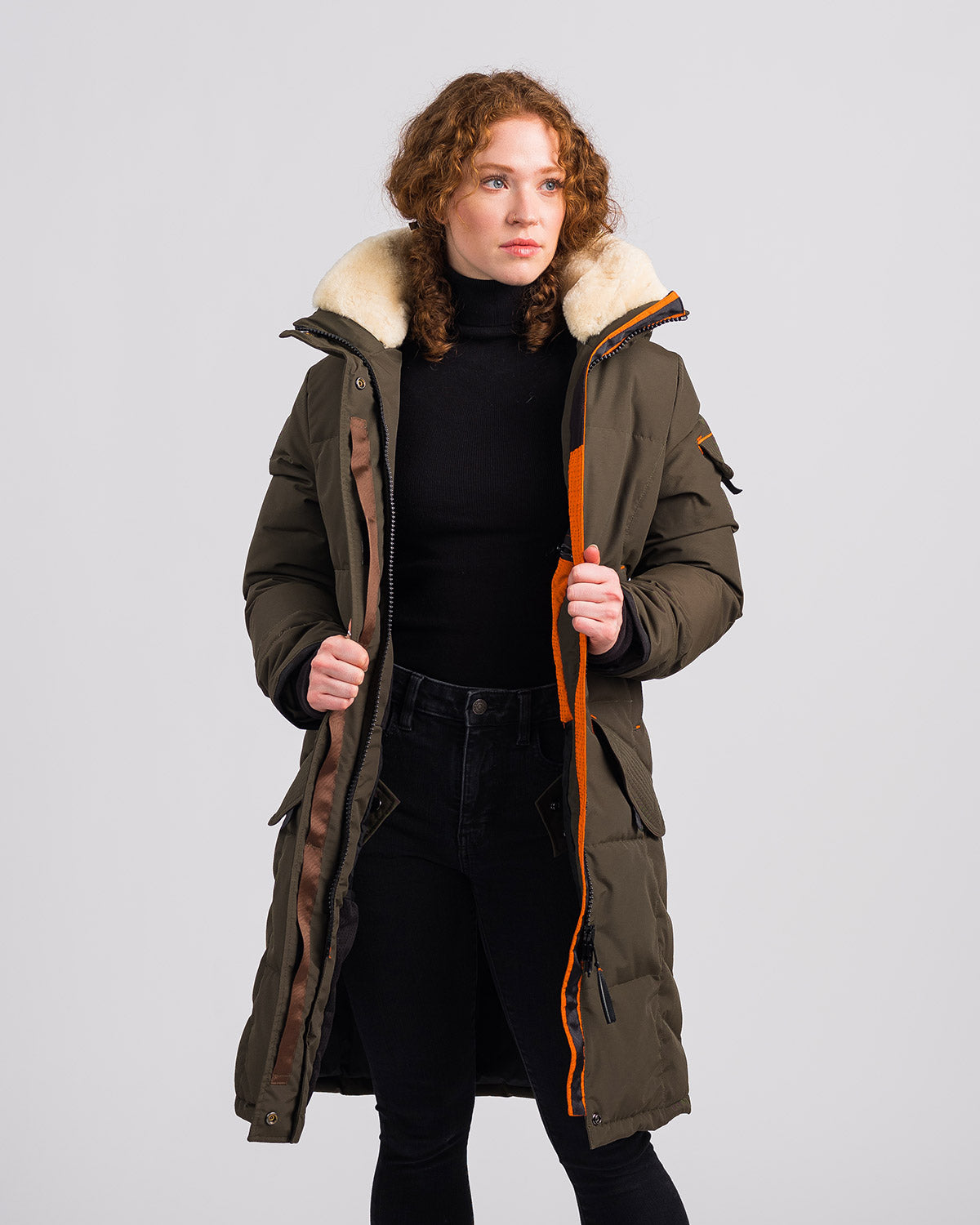 Outdoor Survival Canada OSC US Women's Siku -20°C Urban Shearling Down Parka - ScoutTech