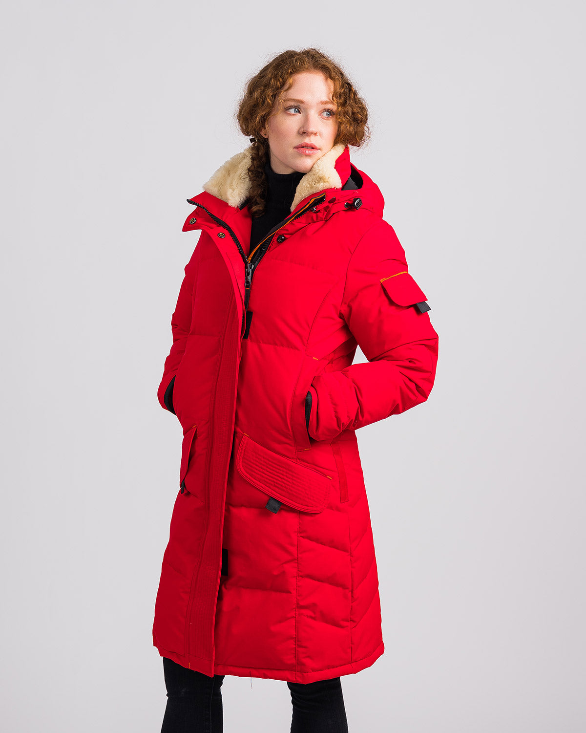 Outdoor Survival Canada OSC US Women's Siku -20°C Urban Shearling Down Parka - ScoutTech