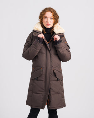 Outdoor Survival Canada OSC US Women's Siku -20°C Urban Shearling Down Parka