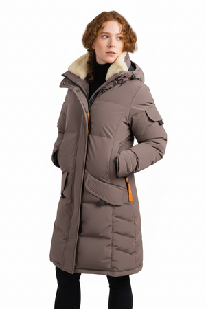 Outdoor Survival Canada OSC US Women's Siku -20°C Urban Shearling Down Parka