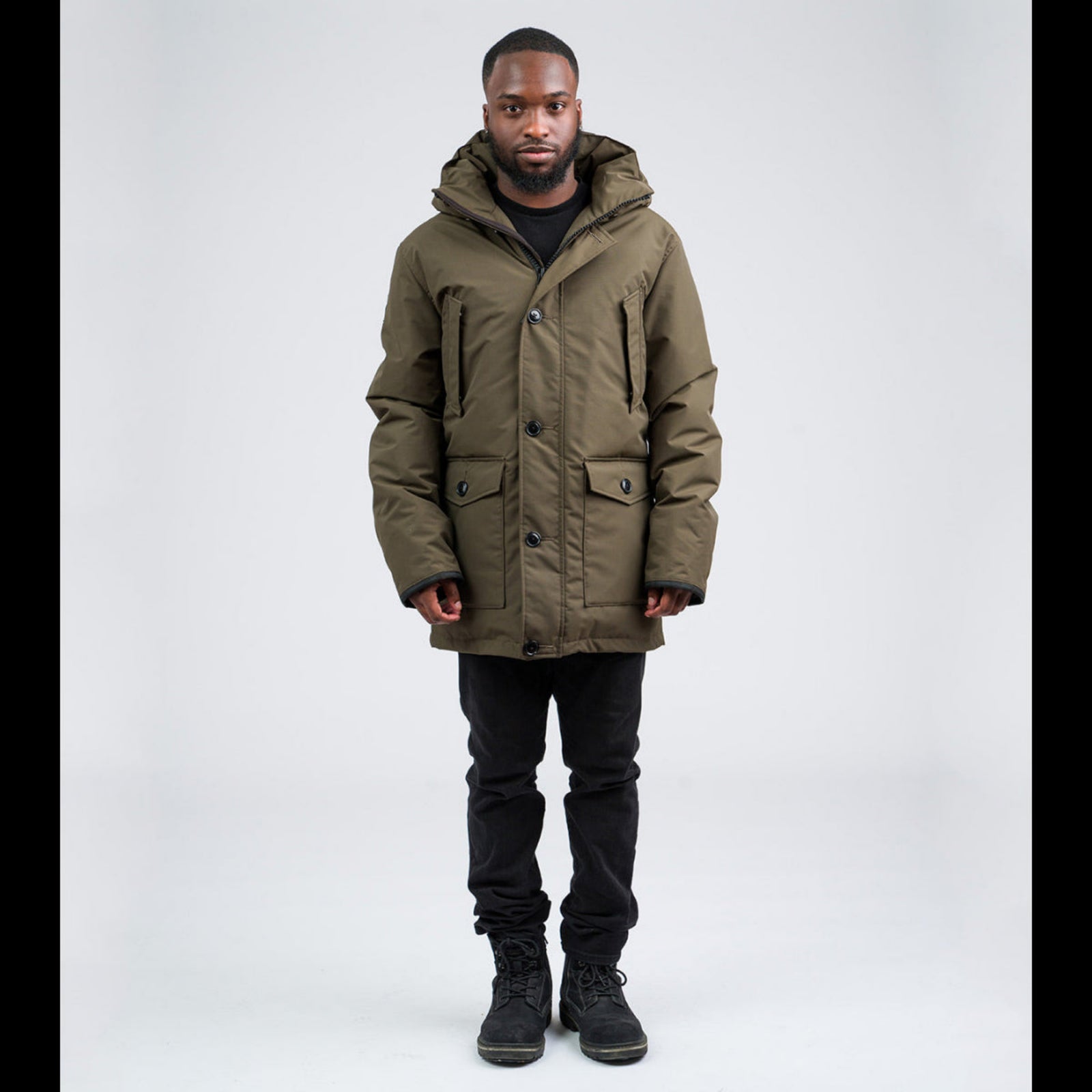 Outdoor Survival Canada OSC Men's Ommak -15C Down Parka in Alpine Moss | ScoutTech Outfitters Mississauga Store