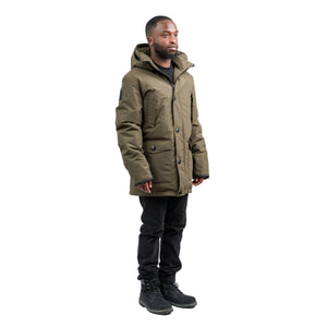 Outdoor Survival Canada OSC Men's Ommak -15C Down Parka in Alpine Moss | ScoutTech Outfitters Mississauga Store