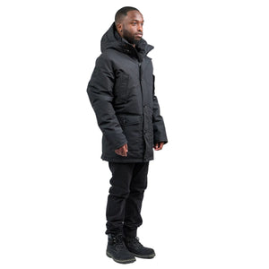 Outdoor Survival Canada OSC Men's Ommak -15C Down Parka in Orca Black Right Side | ScoutTech Outfitters