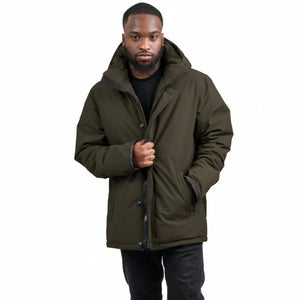 Outdoor Survival Canada OSC Men's Sinik -15C Down Parka in Alpine Moss Front | ScoutTech Outfitters Mississauga Store