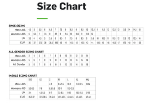 Oboz Women's Sawtooth X Low Waterproof Hiking Shoes Size Chart - ScoutTech