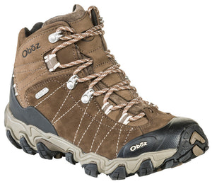 Oboz Women's Bridger Mid B-Dry Waterproof Leather Hiking Boots in Brown | ScoutTech Outfitters Mississauga Store