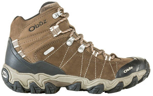 Oboz Women's Bridger Mid B-Dry Waterproof Leather Hiking Boots in Brown | ScoutTech Outfitters Mississauga Store