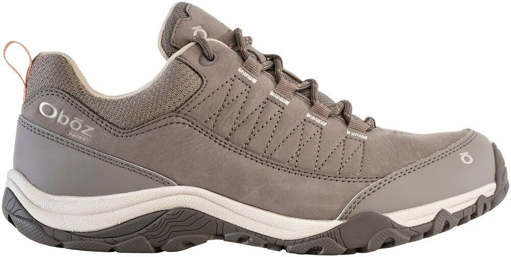 Oboz Women's Ousel Low B-Dry Waterproof Hiking Shoes in Grey | ScoutTech Outfitters Mississauga