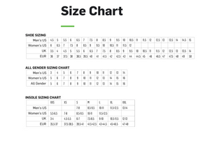 Oboz Women's Ousel Low Waterproof Hiking Shoes Size Chart | ScoutTech Outfitters