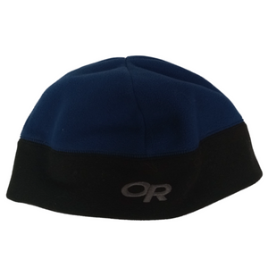 Outdoor Research Unisex Wintertrek Windproof Beanies in Two Tones Dark Blue and Black Size Small | ScoutTech Outfitters