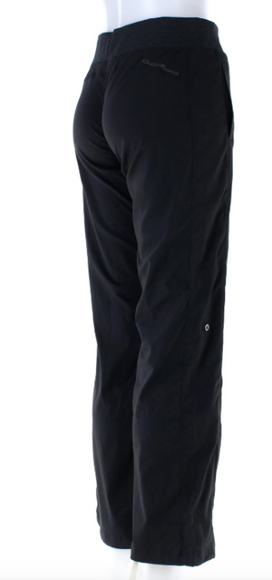 Outdoor Research Women's Zendo Pants in Black Rear View on Mannequin | ScoutTech Outfitters Mississauga Store