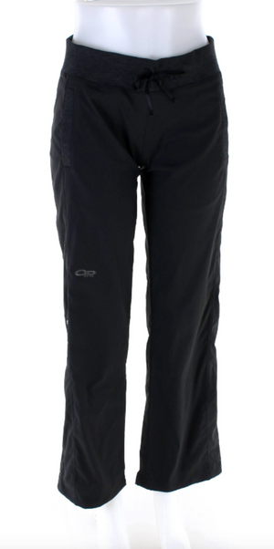 Outdoor Research Womens Zendo Pants in Black on Mannequin | ScoutTech Outfitters Mississauga Store