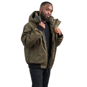 Outdoor Survival Canada OSC Men's Atti -15C Down Jacket in Alpine Moss Unzipped | ScoutTech Outfitters Mississauga