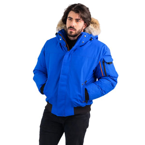Outdoor Survival Canada OSC Men's Desna UC -20C Urban Coyote Down Bomber Jackets in Arctic Blue | ScoutTech Outfitters Mississauga Store