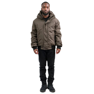 Outdoor Survival Canada OSC Men's Atti -15C Down Jacket Front in Steel Grey | ScoutTech Outfitters