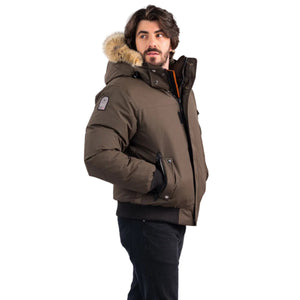 Outdoor Survival Canada OSC Men's Desna UC -20C Urban Coyote Down Bomber Jackets in Steel Grey | ScoutTech Outfitters Mississauga Store