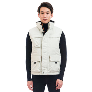 Outdoor Survival Canada OSC Men's  Kayi -40 Down Vest in Opal on Model | ScoutTech Outfitters