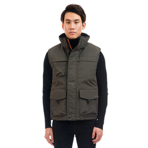 Outdoor Survival Canada OSC Men's  Kayi -40 Down Vest in Steel Grey on Model | ScoutTech Outfitters