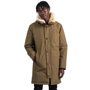 Outdoor Survival Canada OSC Men's Nevluk -20C Urban Shearling Down Parka in Military Green | ScoutTech Outfitters