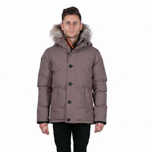 Outdoor Survival Canada OSC Men's Nyik -20C Down Parka in Charcoal Grey | ScoutTech Outfitters Mississauga Store