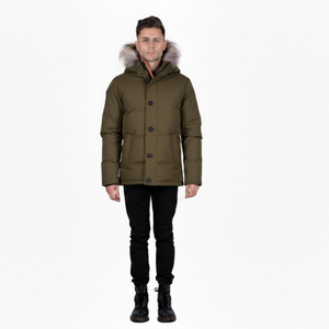 Outdoor Survival Canada OSC Men's Nyik -40 Down Parka in Military Green| ScoutTech Outfitters 